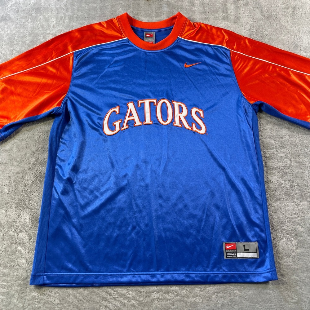 Vintage Florida Gators Shirt Jersey Mens Large Blue Orange NCAA College